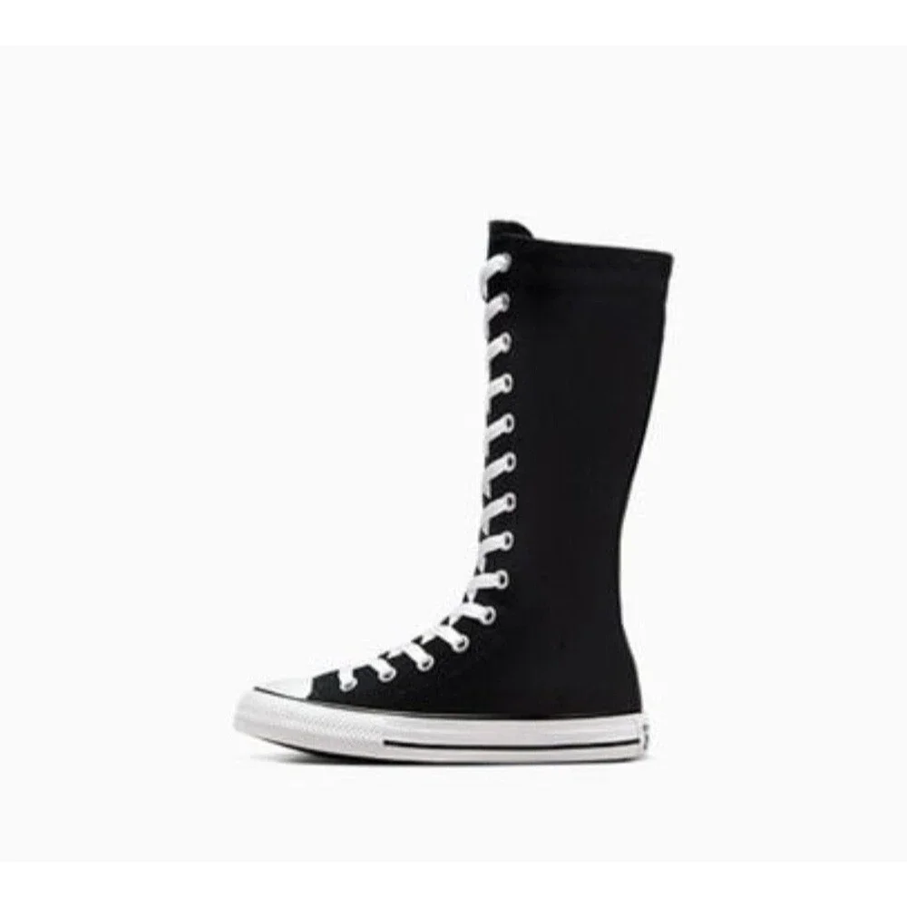 New Converse Chuck Taylor All Star XX Hi Knee High Black Boots Youth [3]